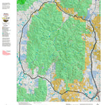 Montana HuntData LLC Mountain Goat Hunting District 312 Land Ownership Map digital map
