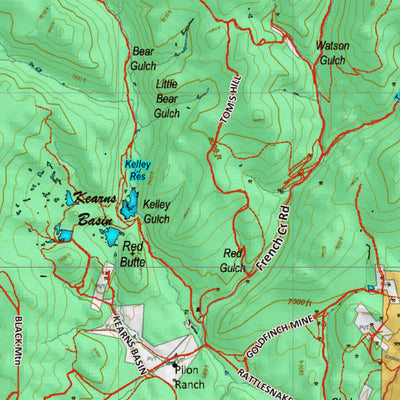 Montana HuntData LLC Mountain Goat Hunting District 312 Land Ownership Map digital map