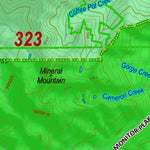 Montana HuntData LLC Mountain Goat Hunting District 323 Land Ownership Map digital map