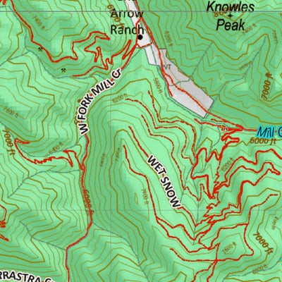 Montana HuntData LLC Mountain Goat Hunting District 323 Land Ownership Map digital map