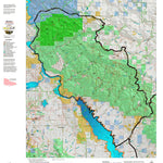 Montana HuntData LLC Mountain Goat Hunting District 350 Land Ownership Map digital map