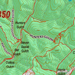 Montana HuntData LLC Mountain Goat Hunting District 350 Land Ownership Map digital map