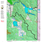 Montana HuntData LLC Mountain Goat Hunting District 361 Land Ownership Map digital map