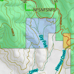 Montana HuntData LLC Mountain Goat Hunting District 361 Land Ownership Map digital map