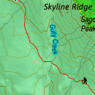 Montana HuntData LLC Mountain Goat Hunting District 362 Land Ownership Map digital map