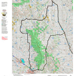 Montana HuntData LLC Mountain Goat Hunting District 393 Land Ownership Map digital map