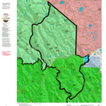 Montana HuntData LLC Mountain Goat Hunting District 415 Land Ownership Map digital map