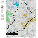 Montana HuntData LLC Mountain Goat Hunting District 447 Land Ownership Map digital map