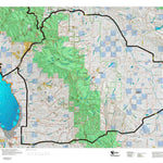 Montana HuntData LLC Mountain Goat Hunting District 453 Land Ownership Map digital map