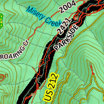 Montana HuntData LLC Mountain Goat Hunting District 514 Land Ownership Map digital map