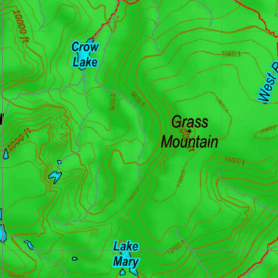 Montana HuntData LLC Mountain Goat Hunting District 517 Land Ownership Map digital map