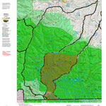 Montana HuntData LLC Mountain Goat Hunting District 519 Land Ownership Map digital map