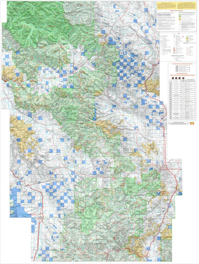 MontanaGPS Helena National Forest West (1 of 2) digital map
