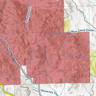 MontanaGPS Helena Snowmobile Map - West digital map