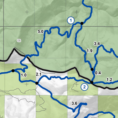 MontanaGPS Lolo Pass Snowmobile Map digital map
