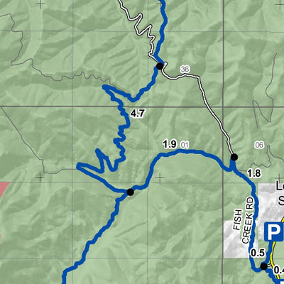 MontanaGPS Lolo Pass Snowmobile Map digital map