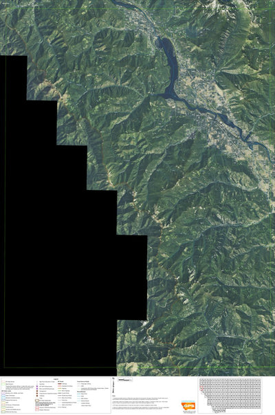 MontanaGPS MT Aerial View A3 digital map