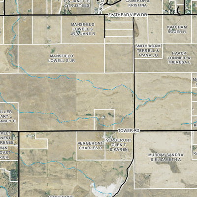 MontanaGPS MT Aerial View D3 digital map