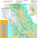 MontanaGPS Swan Lake Ranger District Snowmobile Map North Half digital map