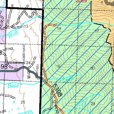 MontanaGPS Swan Lake Ranger District Snowmobile Map North Half digital map