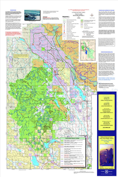 MontanaGPS Tally Lake Ranger District Snowmobile Map digital map