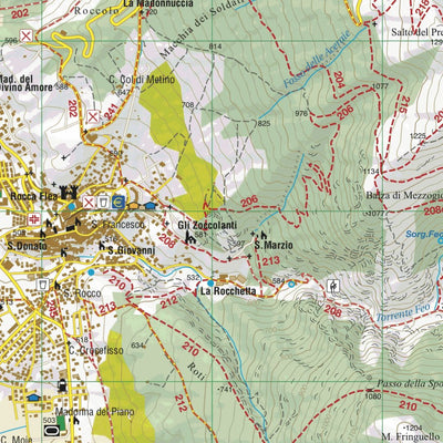 Monti editore 09 - Monte Giuoco del Pallone, Monte Penna digital map
