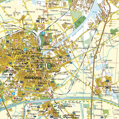 Monti editore 141 - Lidi di Ravenna digital map