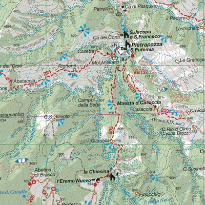 Monti editore 20 - Parco Nazionale Foreste Casentinesi - sud digital map