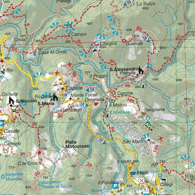 Monti editore 21 - Alpe di San Benedetto digital map