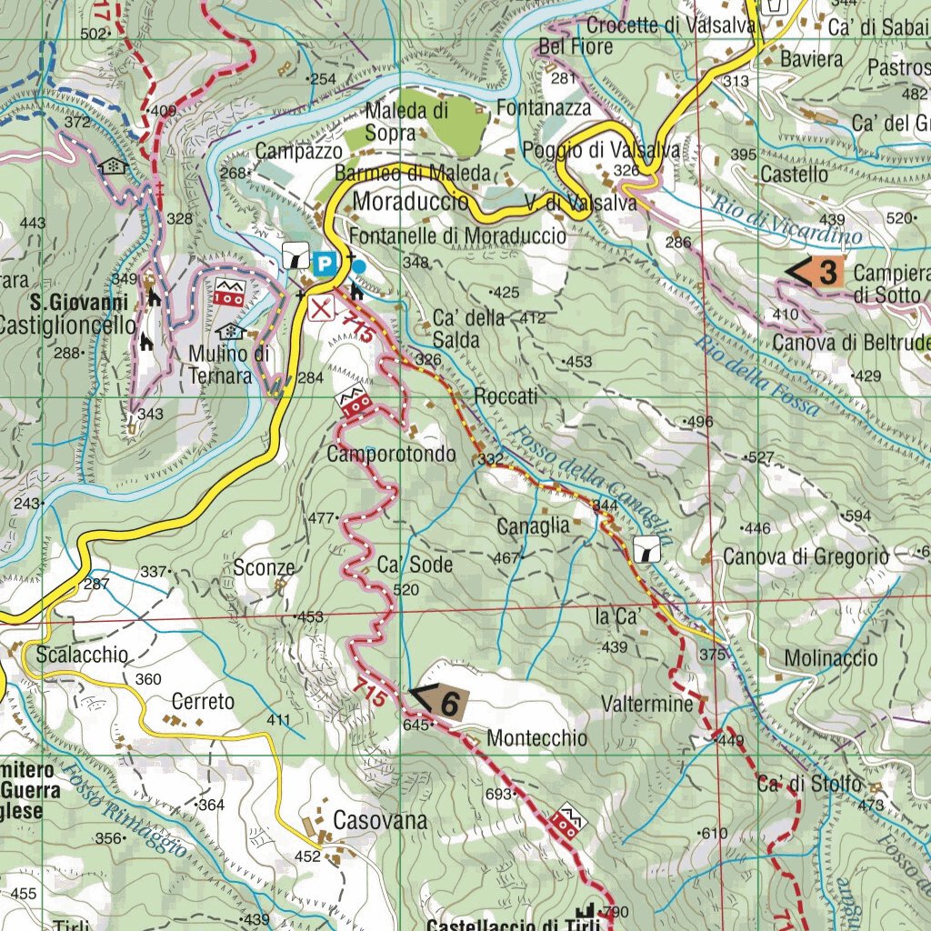 26 - Comune di Castel del Rio Map by Monti editore | Avenza Maps