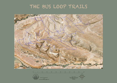Mountain Prana Map Works Bus Loop Trails digital map
