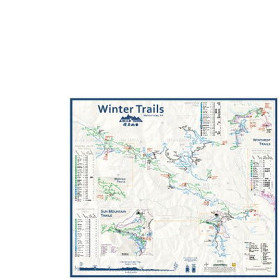 Mountains To Sound GIS llc Winter Trails Methow Valley Washington bundle exclusive