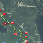 MRC des Laurentides Sentier Intercentre Matawinie digital map