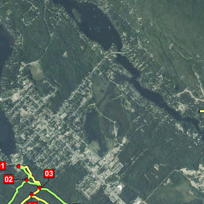 MRC des Laurentides Sentier Intercentre Matawinie digital map