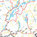MRC Jacques-Cartier MRC de La Jacques-Cartier carte du TNO Lac croche digital map