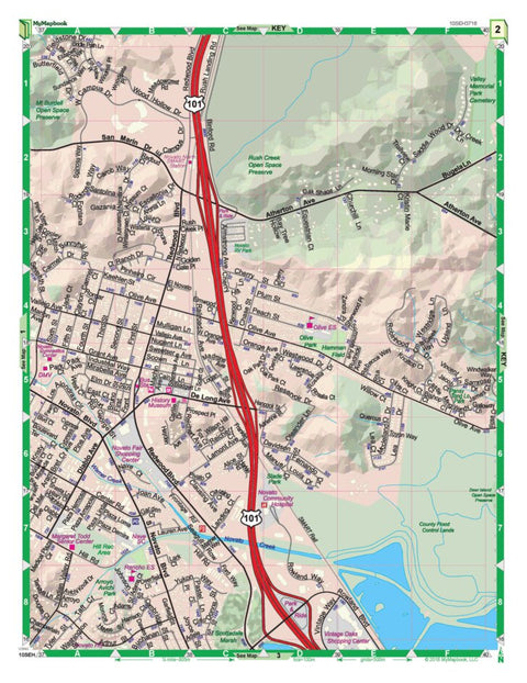 MyMapbook, LLC Marin Community Map Book, 425. Page 2 digital map