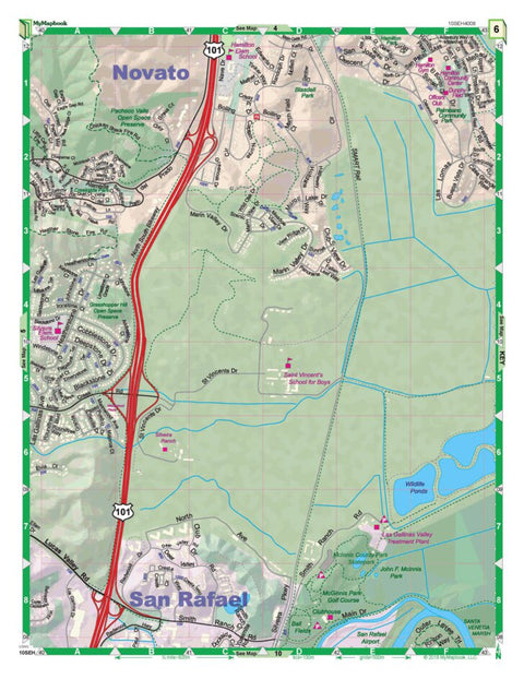 MyMapbook, LLC Marin Community Map Book, 506. Page 6 digital map