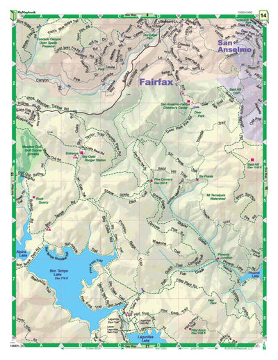 MyMapbook, LLC Marin Community Map Book, 584. Page 14 digital map