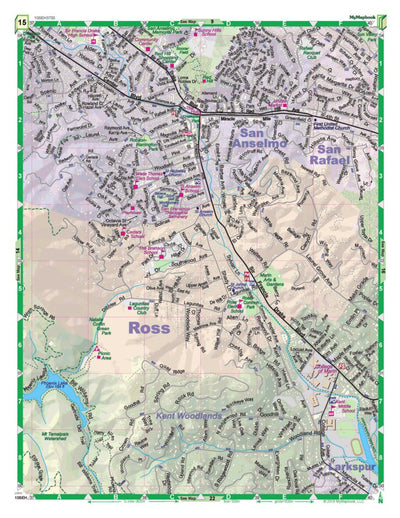 MyMapbook, LLC Marin Community Map Book, 585. Page 15 digital map