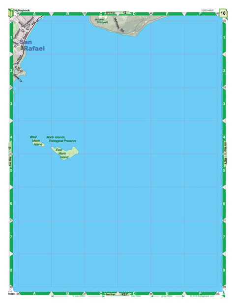 MyMapbook, LLC Marin Community Map Book, 588. Page 18 digital map