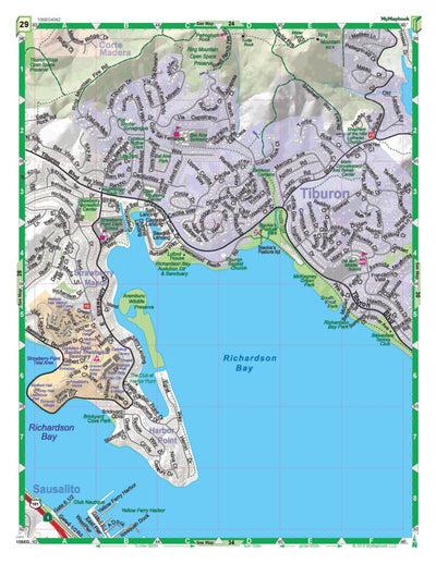 MyMapbook, LLC Marin Community Map Book, 667. Page 29 digital map