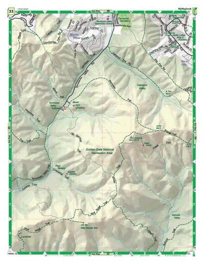 MyMapbook, LLC Marin Community Map Book, 706. Page 33 digital map