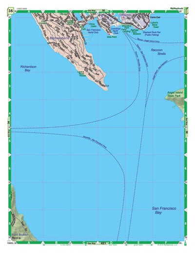 MyMapbook, LLC Marin Community Map Book, 708. Page 35 digital map