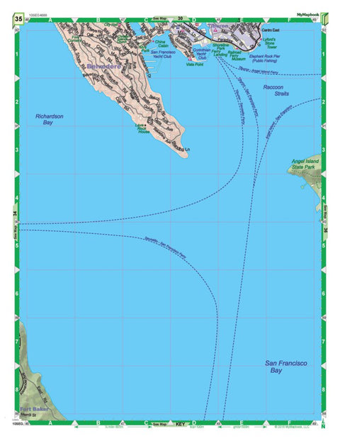 MyMapbook, LLC Marin Community Map Book, 708. Page 35 digital map