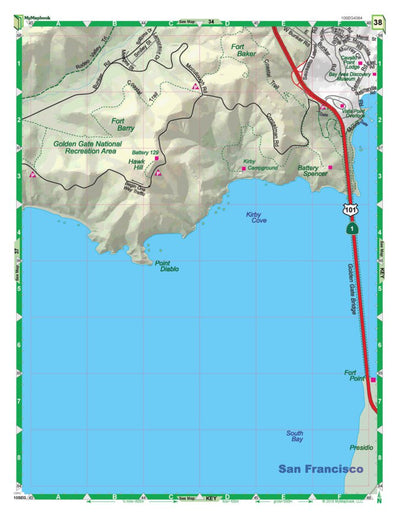 MyMapbook, LLC Marin Community Map Book, 747. Page 38 digital map