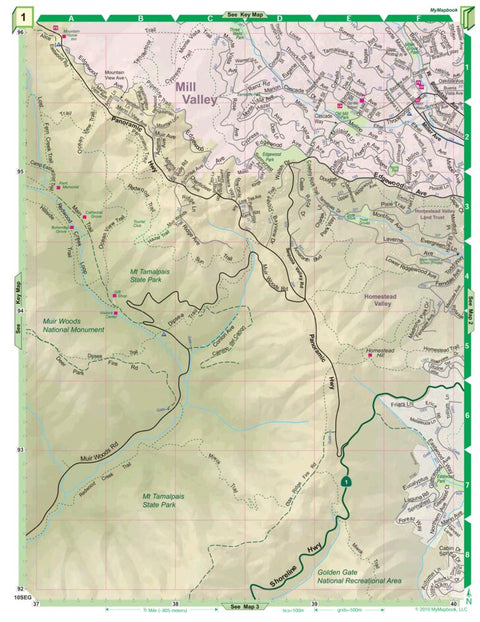MyMapbook, LLC Tamalpais Valley Community Map Book, 1 digital map