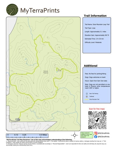 Dixie Mountain Loop Trail-MyTerraPrints Preview 1