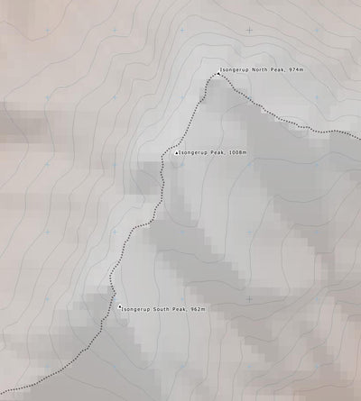 NanoTrack Maps Stirling Range National Park (Australia) - Bluff Knoll and Stirling Range Ridge Walk digital map