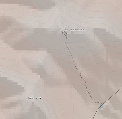 NanoTrack Maps Stirling Range Natoinal Park (Australia) - Mount Magog and Talyuberlup Peak Trails digital map
