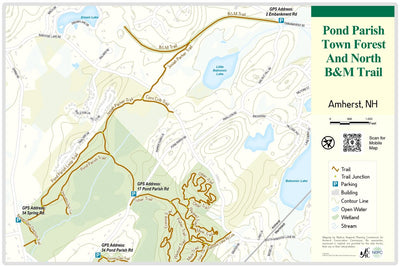 Amherst, NH - Pond Parish Town Forest and North B&M Trail Preview 1